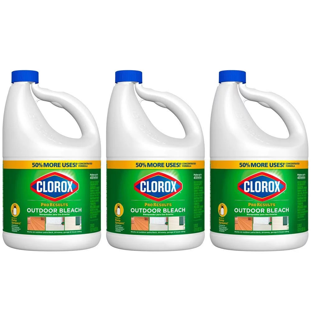 Concentrated Liquid Outdoor Bleach Cleaner 3-Pack Y45895