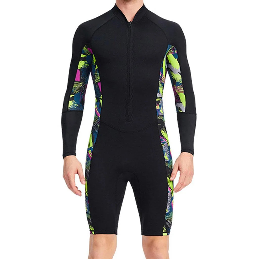 1.5mm Wetsuit Shorty Front Zip Long Sleeve P9992
