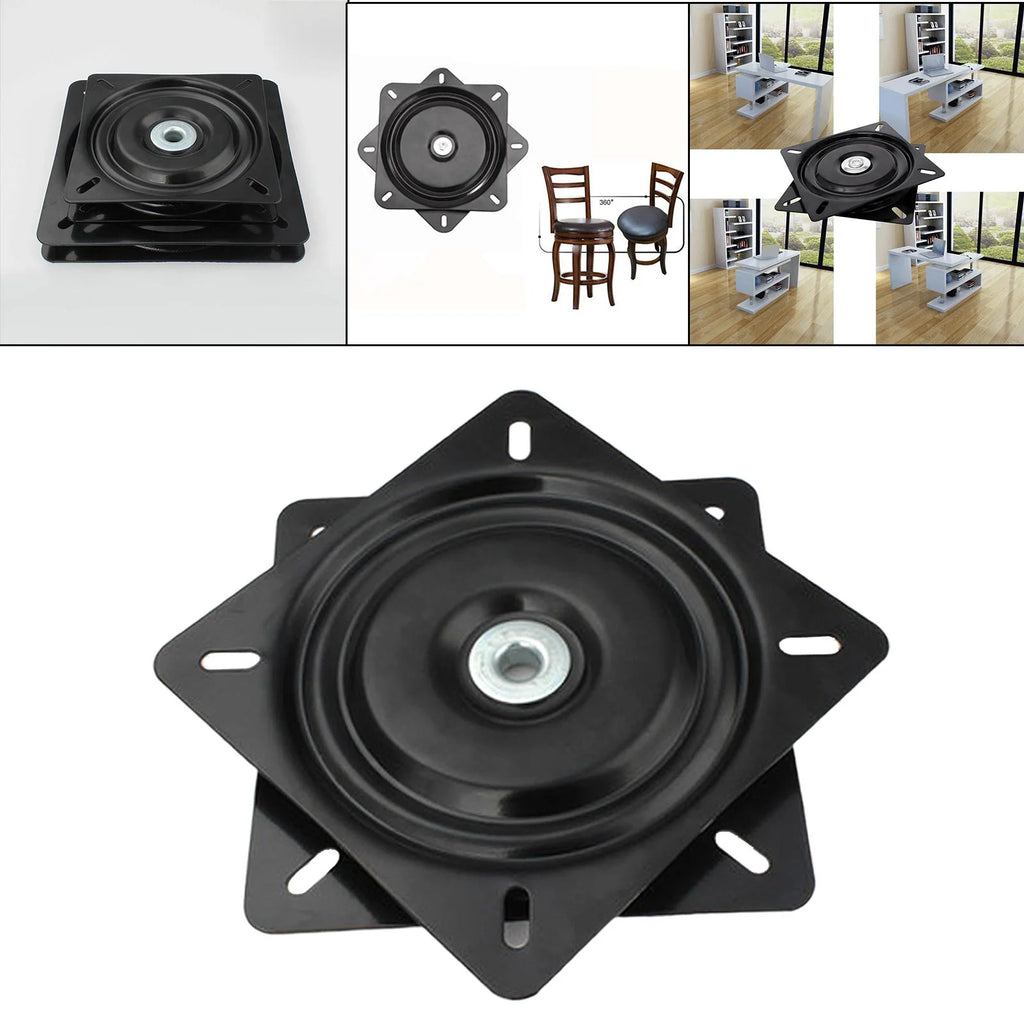 Swivel Plate 1.5mm Thickness 360 Degrees Boat Seat Swivel Coated Base Mount Plate I161782