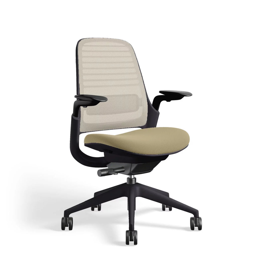 Black Office Chair with Lumbar Support Q8611