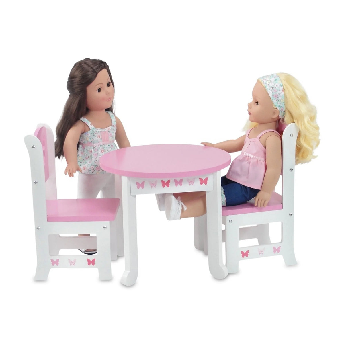 18 Inch Doll Kitchen Table and 2 Chair Dining Set A351