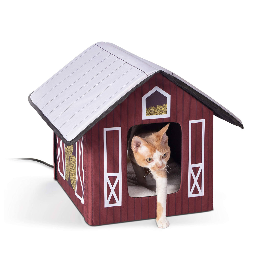Outdoor Heated Kitty House Cat Shelter E647794