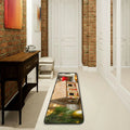 Gingerbread House 2'x6' Non Slip Washable Runner Rug B121