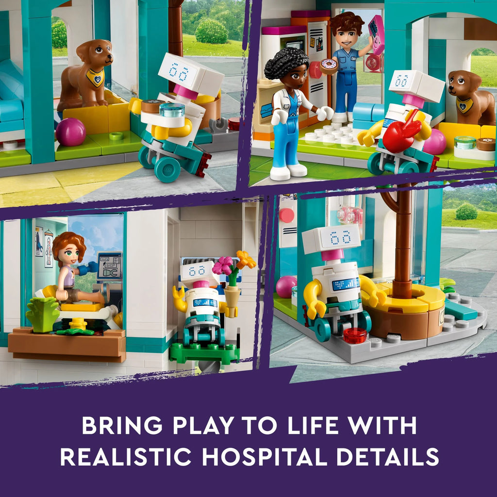 LEGO Friends Heartlake City Hospital Building Set with Helicopter and Mini-Dolls X253336