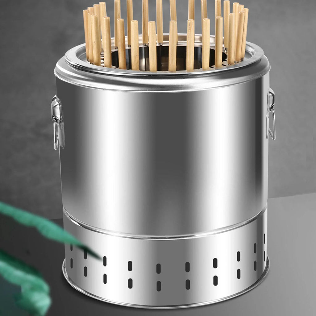 Smokeless Stainless Steel Barbecue Grill O405039