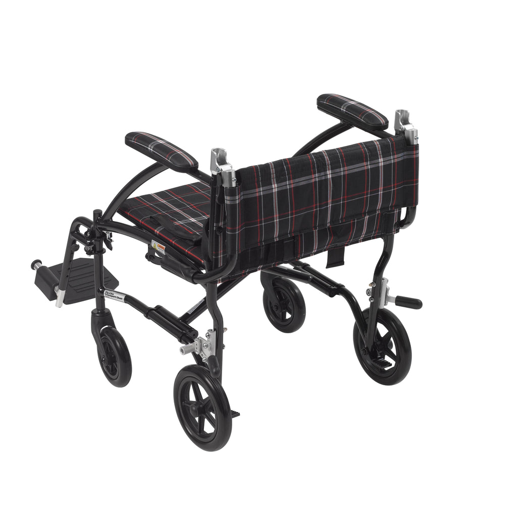 Ultra Lightweight Transport Wheelchair (Black) Q4603