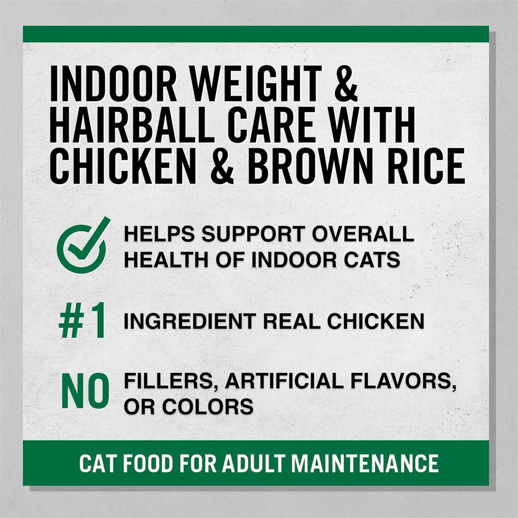 Indoor Weight & Hairball Care Dry Cat Food Z2865