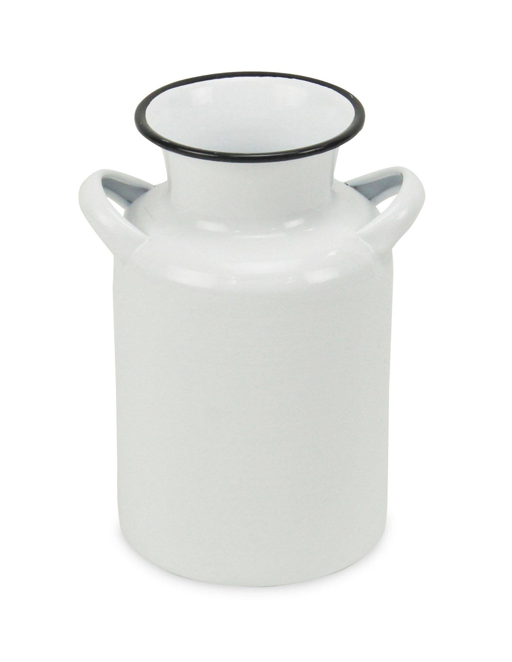 White and Black Lacquered Decorative Milk Jug W757268