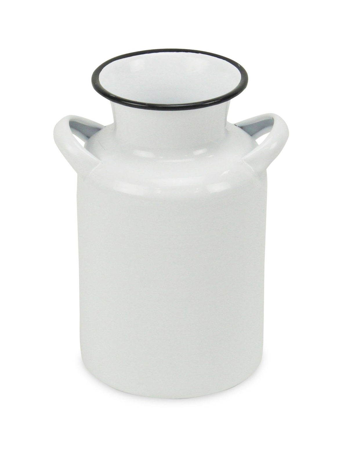 White and Black Lacquered Decorative Milk Jug W757268