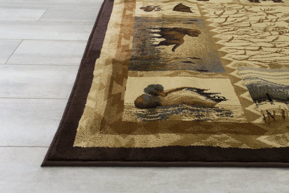 Multicolor Geometric Cabin Area Rug U92892