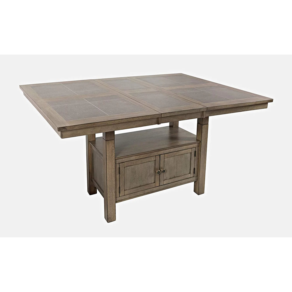74'' Storage Dining Table with Tile Inlay E9178