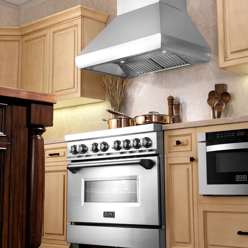 48 in. 700 CFM Stainless Steel Wall Mount Range Hood J3980
