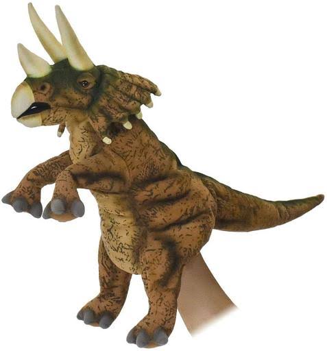 Triceratops Puppet, 17 inch Z5555