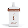 Coconut & Vanilla Sulfate Free Paraben Free Body Wash, 36 oz A83905