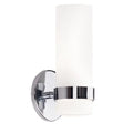 9W LED Wall Sconce 9.75 Inches Tall Chrome Finish N738