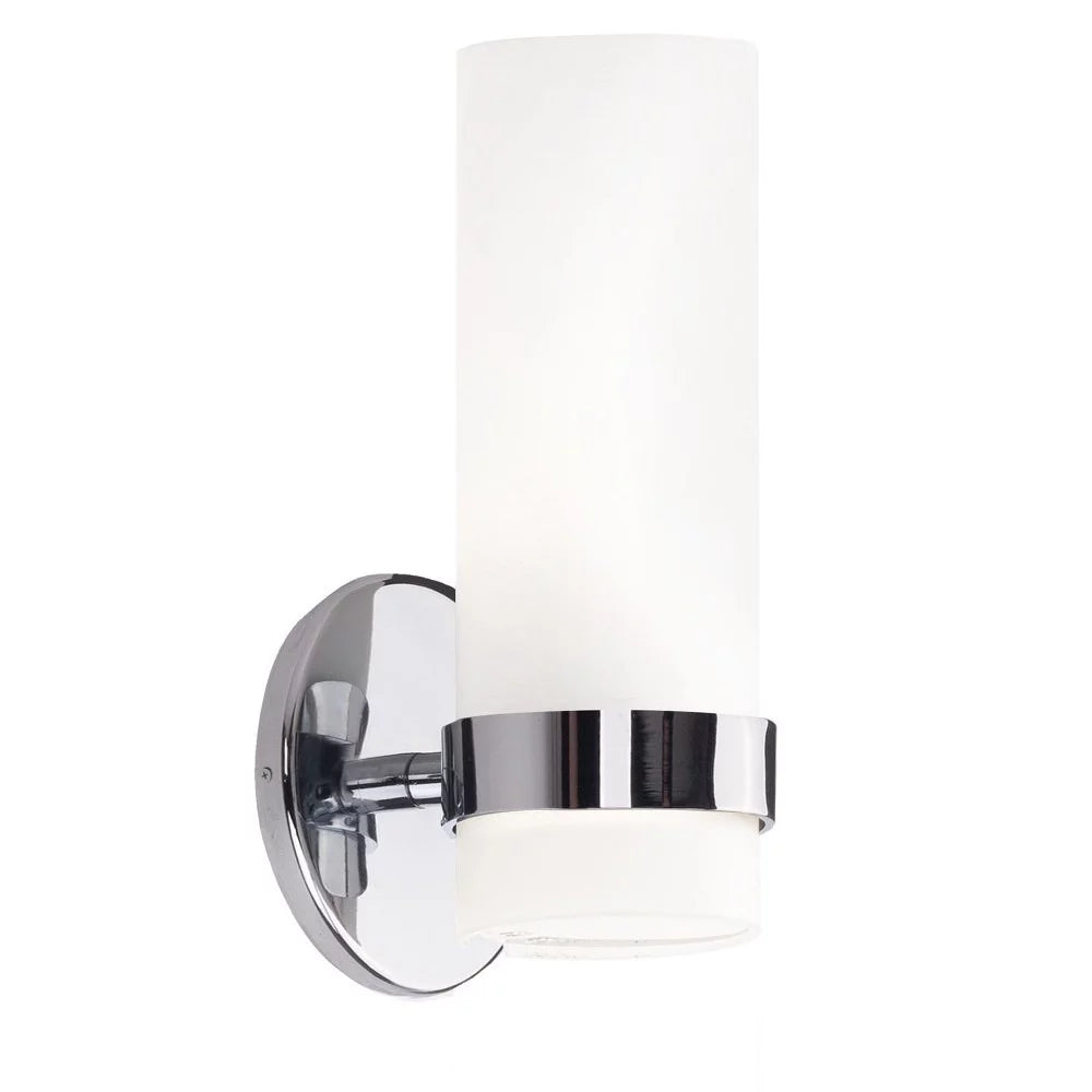 9W LED Wall Sconce 9.75 Inches Tall Chrome Finish N738